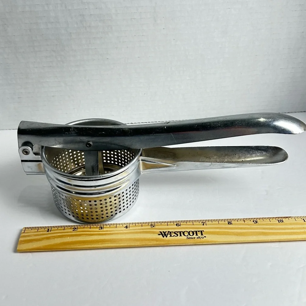 Garlic Press Crusher Squeezer Masher Mincer Stainless Steel Manual Kitchen Tool